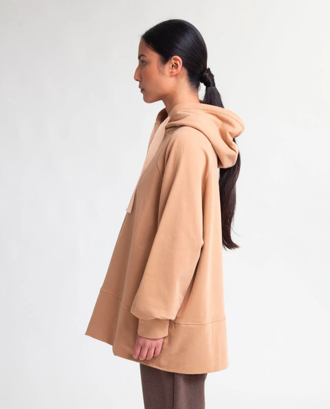 Marcella Organic Cotton Hoodie In Fawn