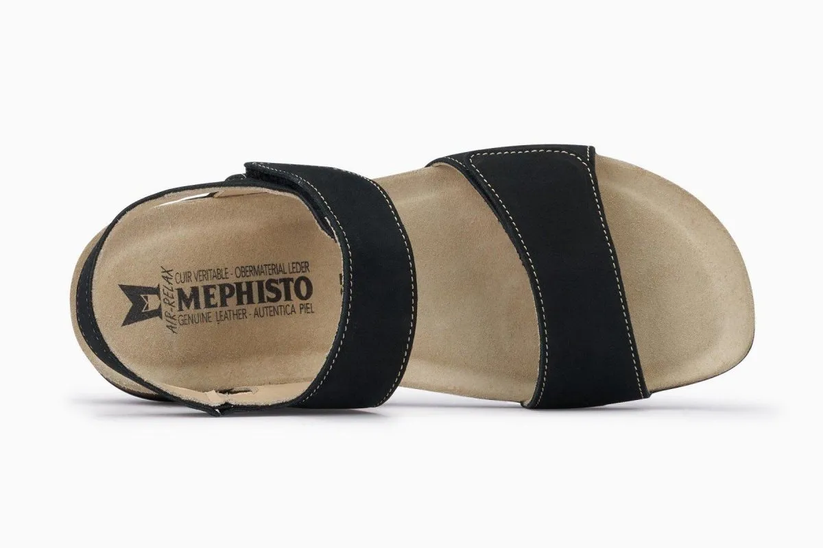 Mephisto Women's Agave Black Soft Buc