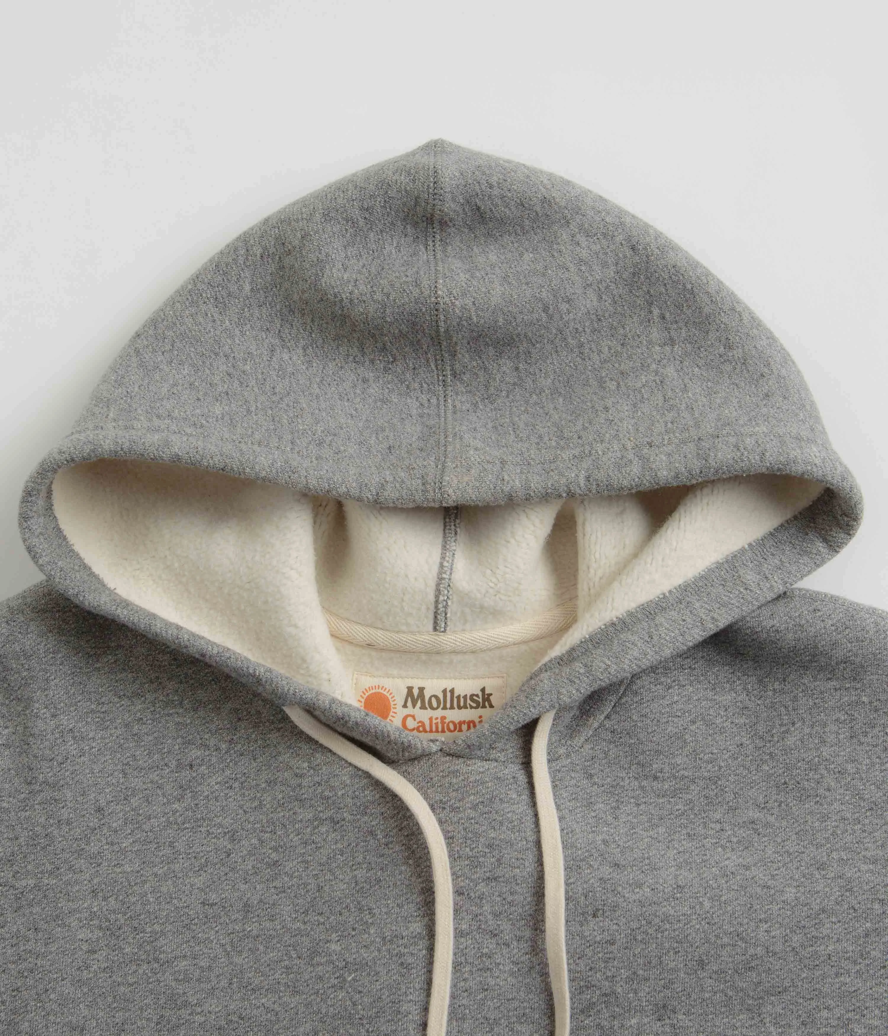 Mollusk Heavy Terry Hoodie - Heather Grey