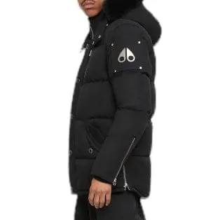 Moose Knuckles Original 3Q Neoshear Jacket (Black/Black Shearling)