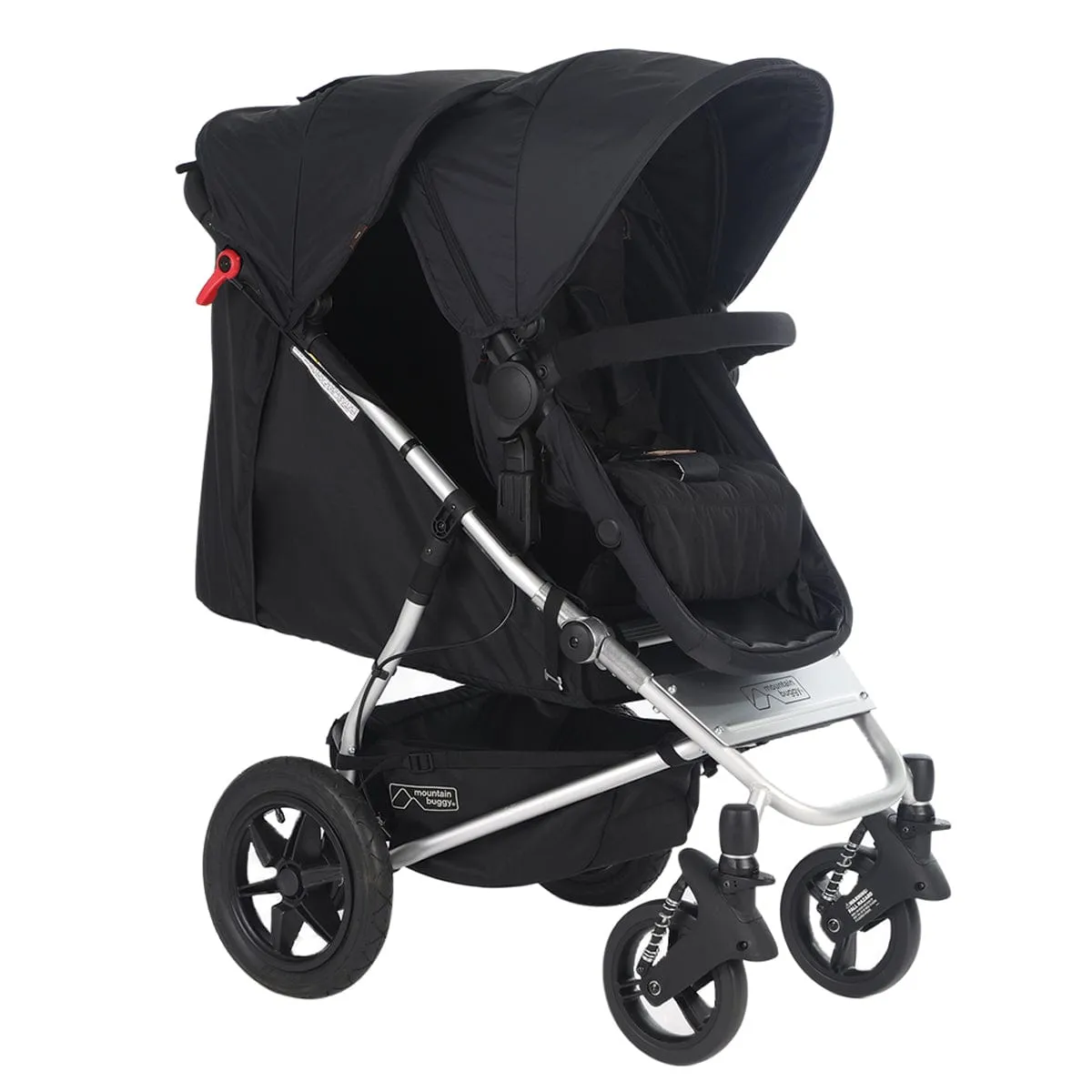 Mountain Buggy Cosmopolitan Plus Double Stroller - Black