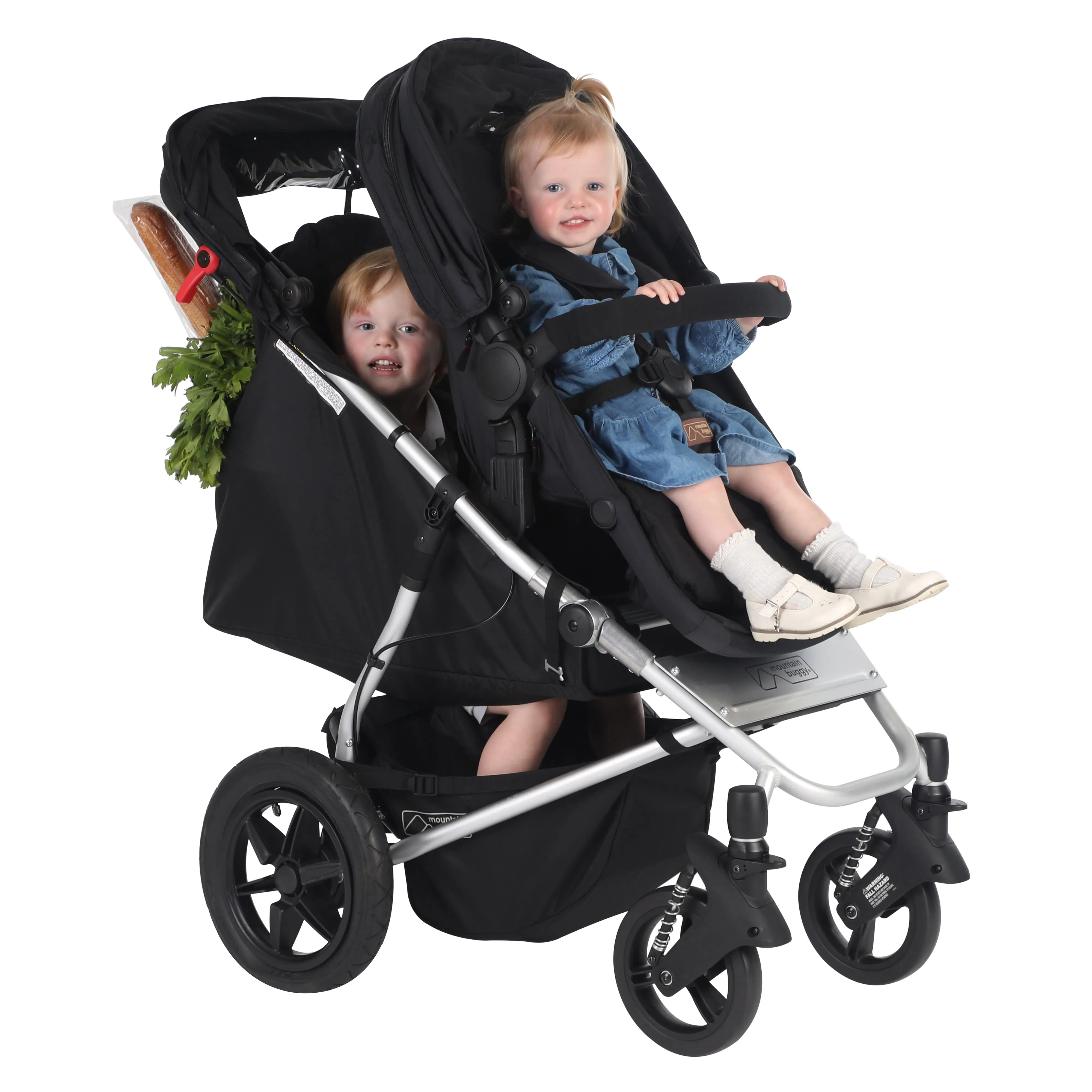 Mountain Buggy Cosmopolitan Plus Double Stroller - Black