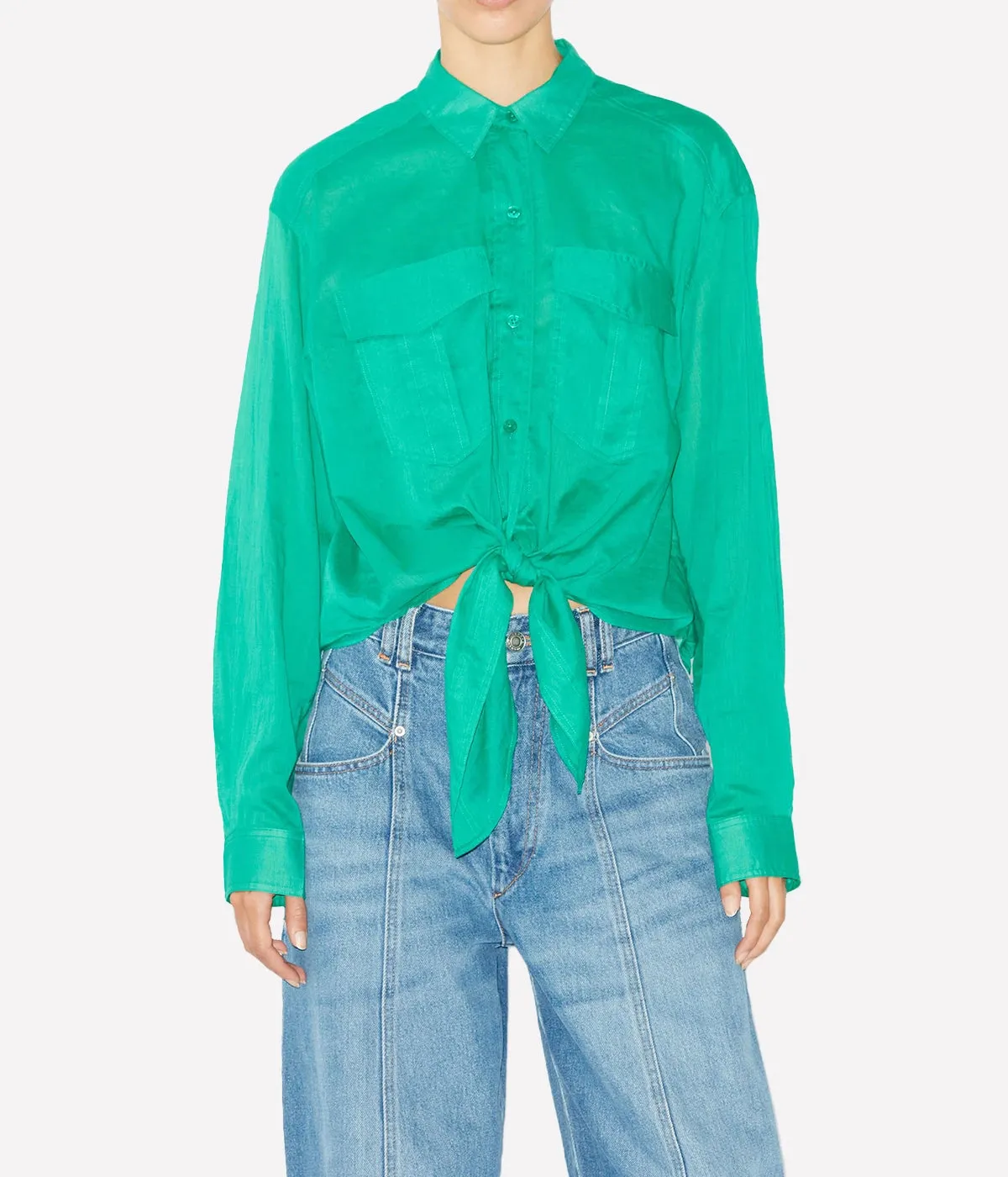 Nath Shirt in Emerald