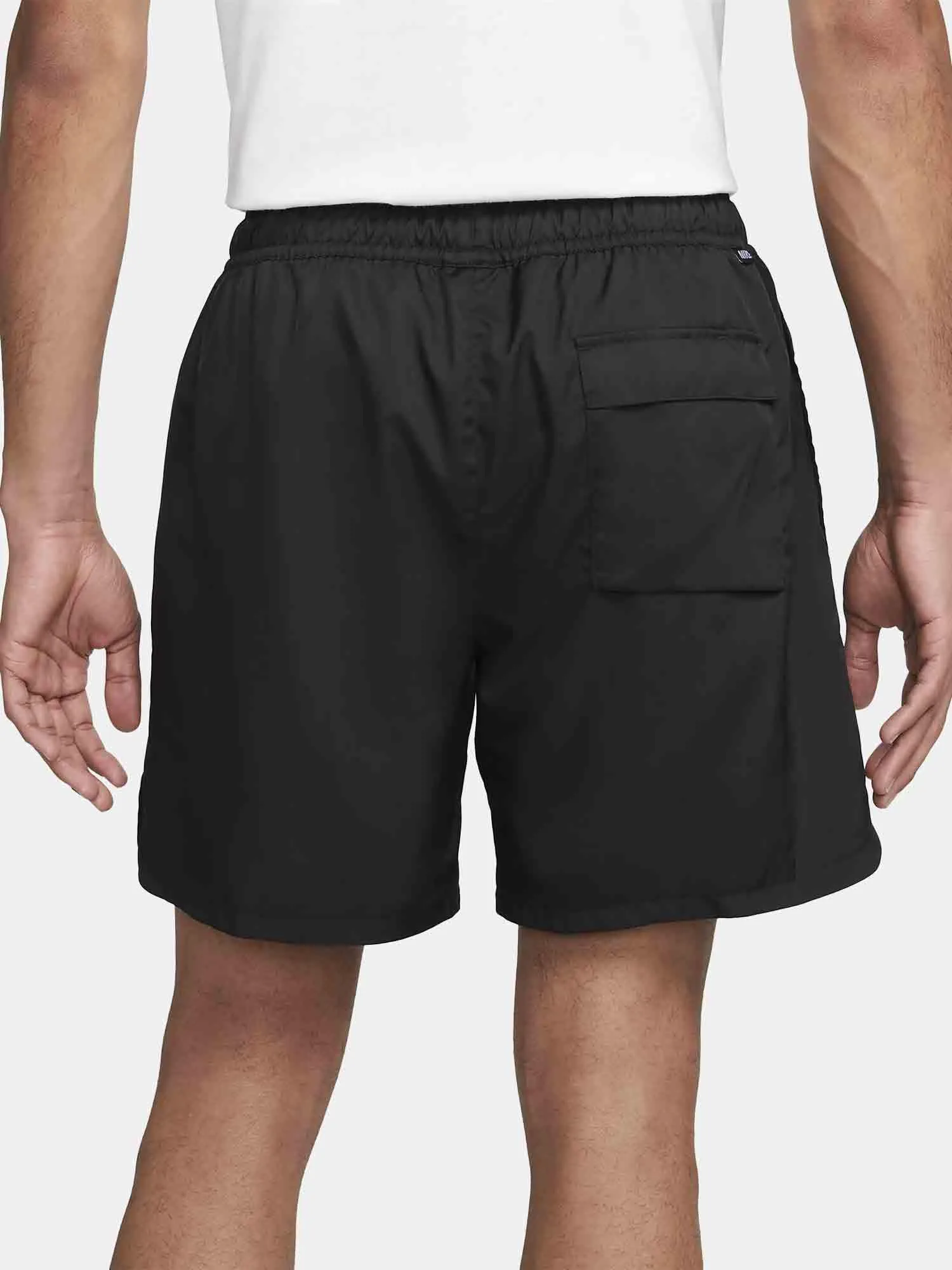 Nike Club Woven Flow Shorts - Black / White