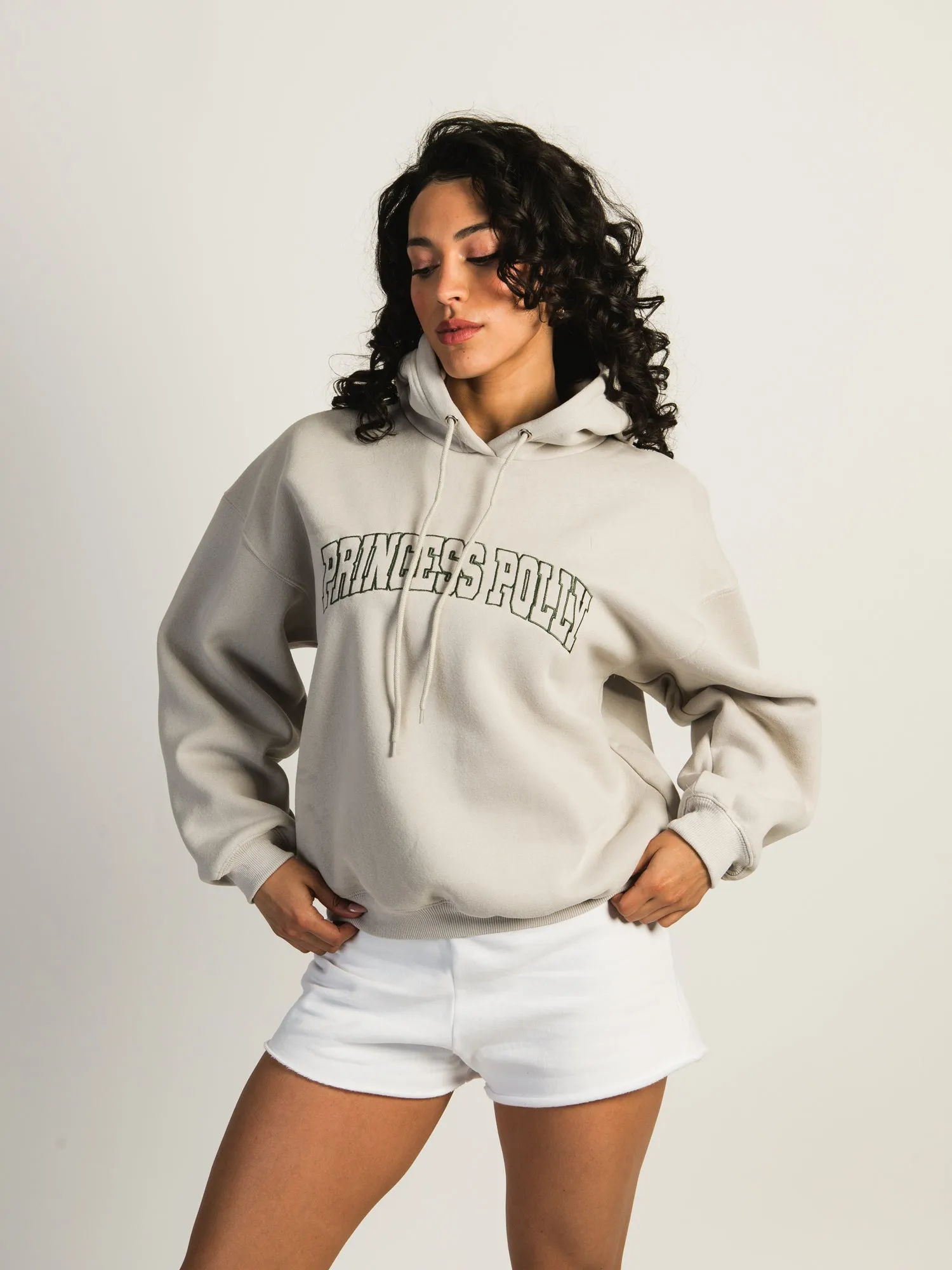 PRINCESS POLLY COLLEGIATE PULLOVER HOODIE