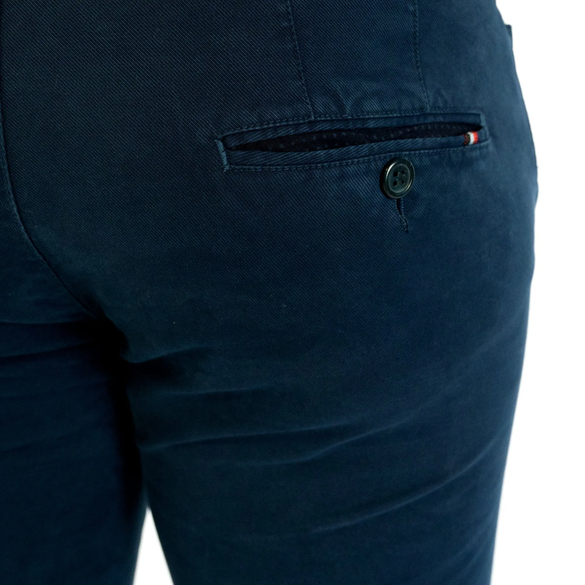 Regular Fit Navy Chinos