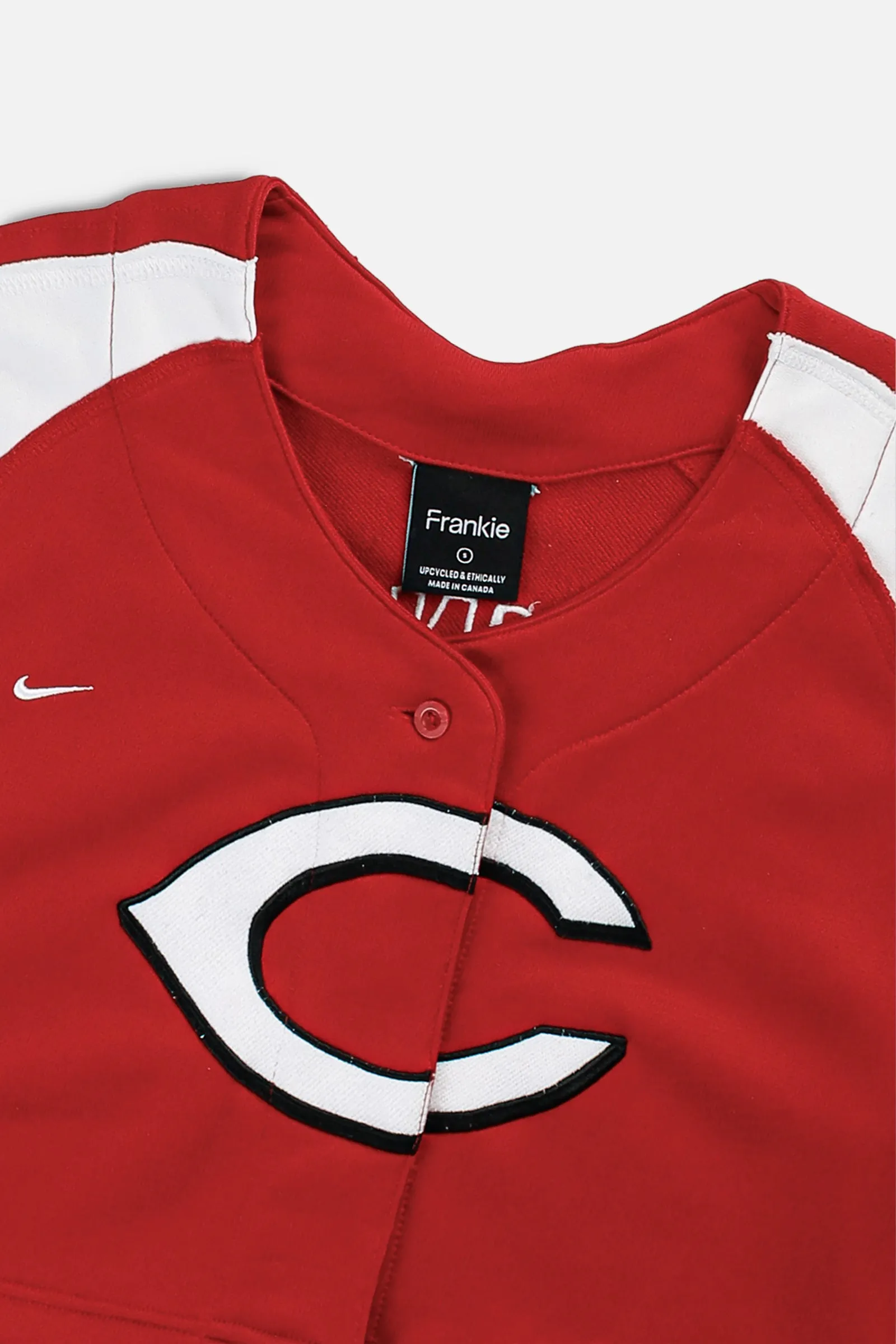 Rework Crop Cincinnati Reds MLB Jersey - S