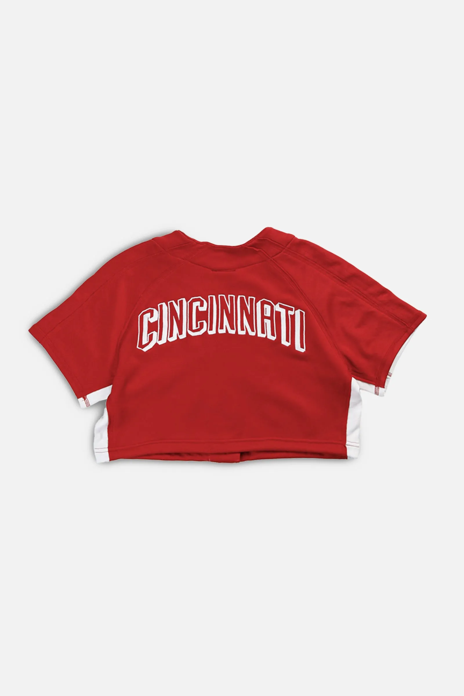 Rework Crop Cincinnati Reds MLB Jersey - S