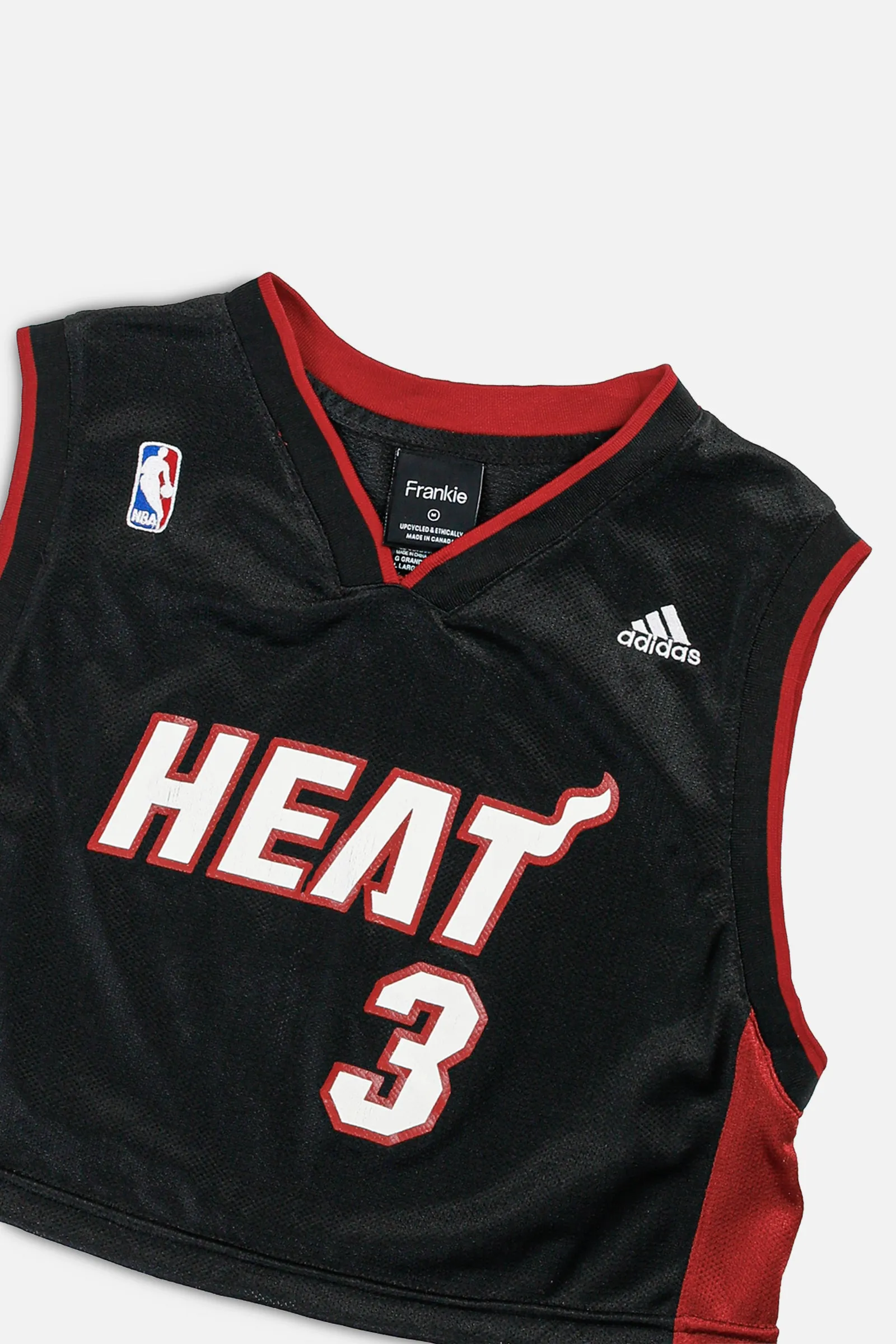 Rework Miami Heat NBA Crop Jersey - M