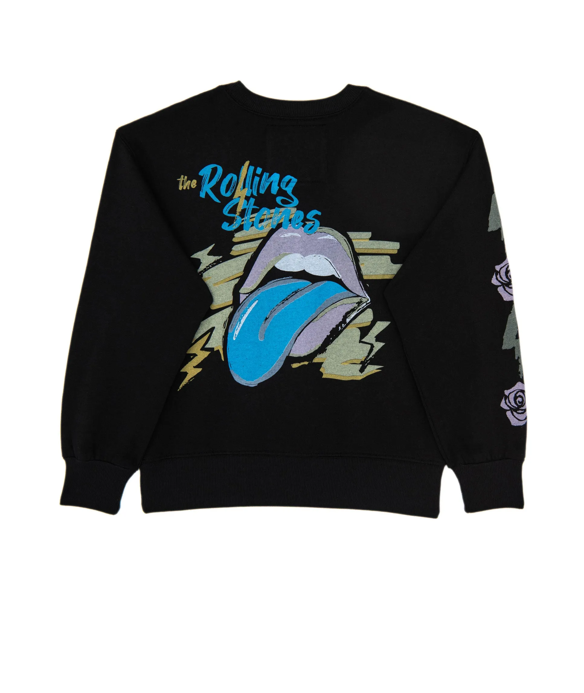 Rowdy Sprout Girls Rolling Stones Crew Sweatshirt