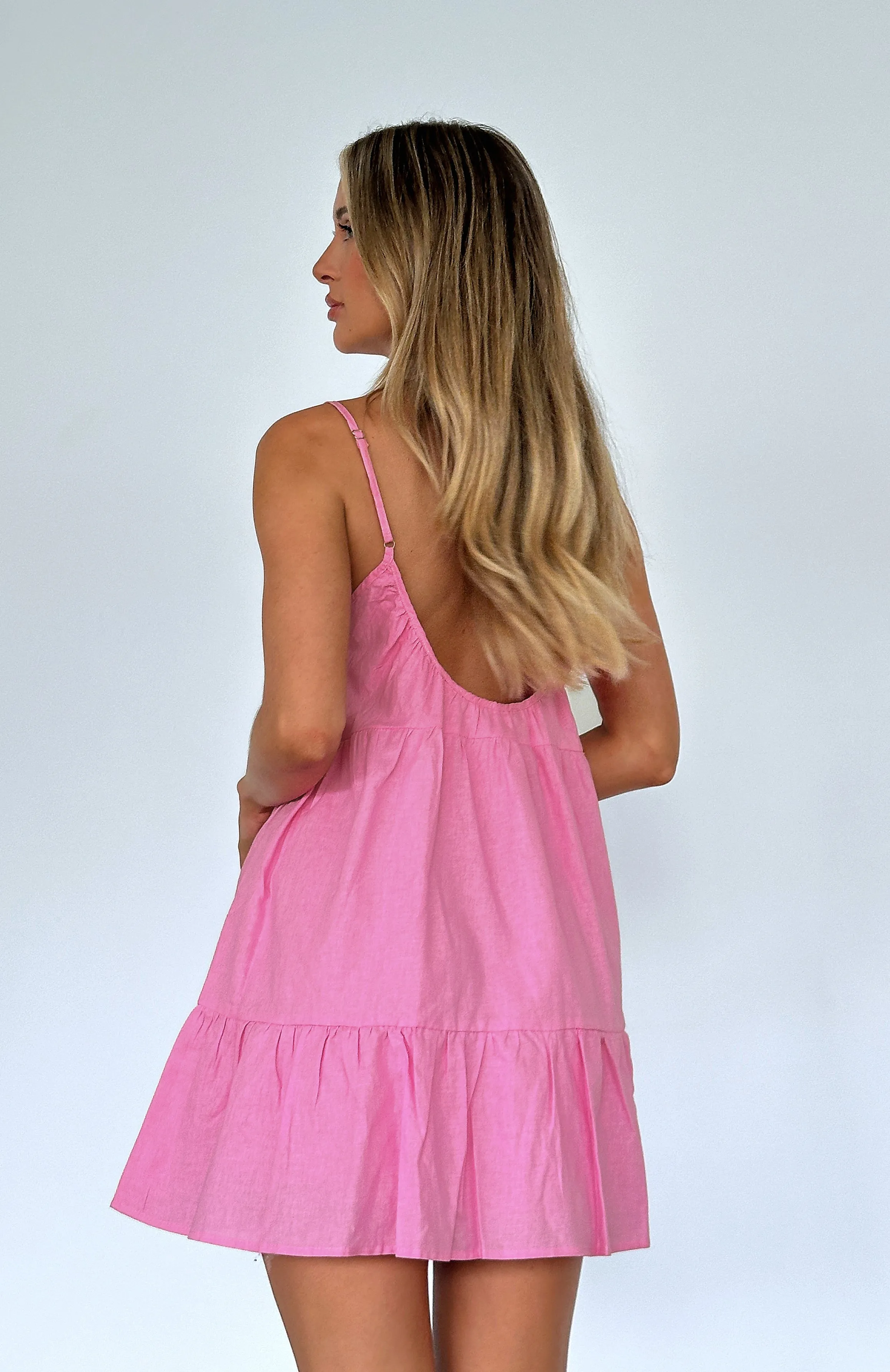 She's The Boss Mini Dress Pink