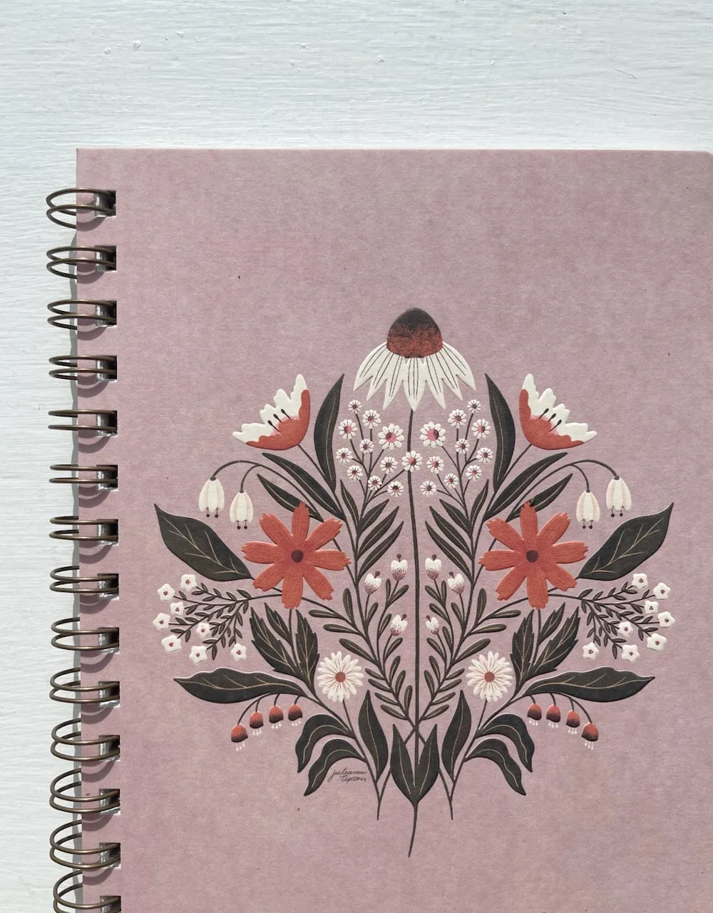 Signature Spiral Journal JT Meadow Flower