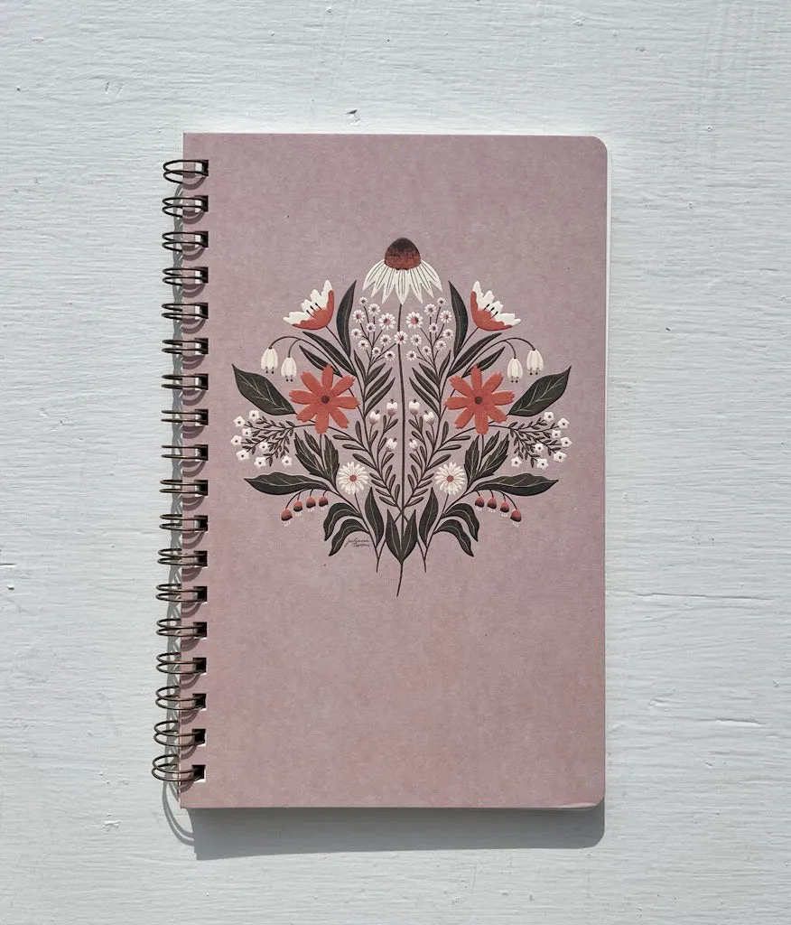 Signature Spiral Journal JT Meadow Flower