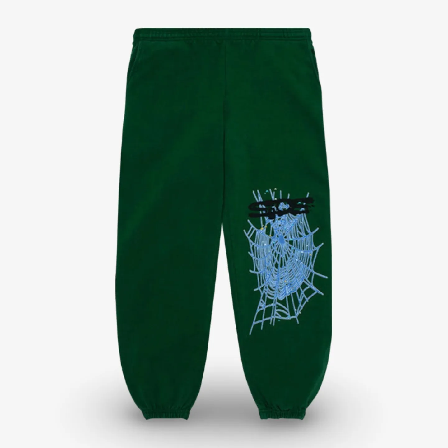 Sp5der 'Sp5 Web' Sweatpants Hunter Green SS23