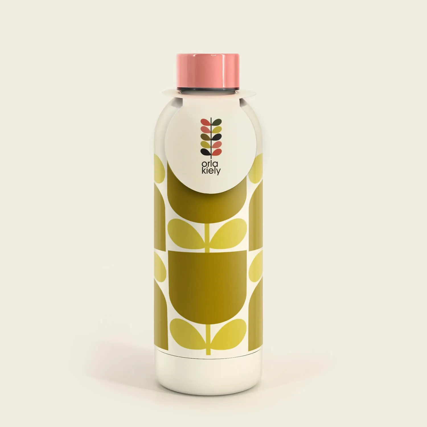 Stainless Steel Bottle - Block Flower