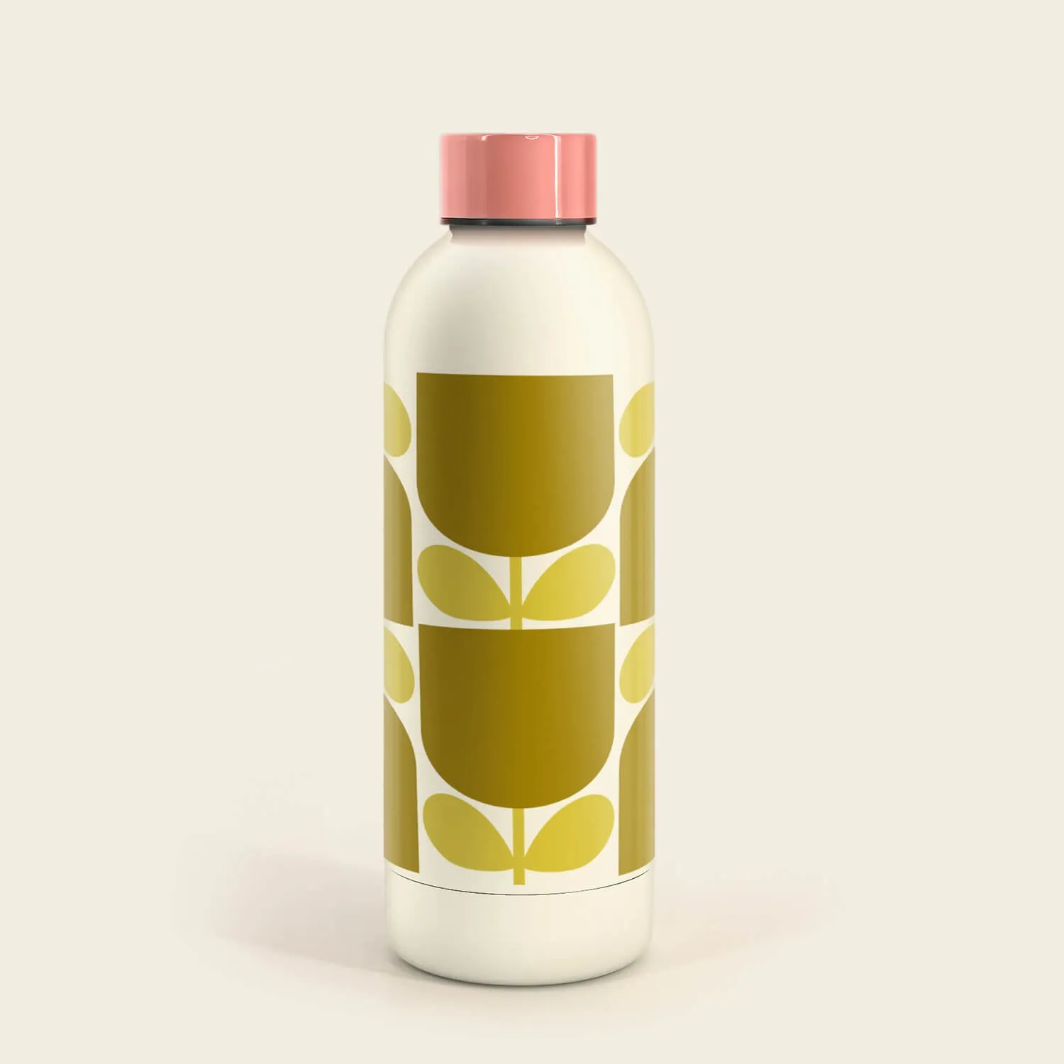 Stainless Steel Bottle - Block Flower