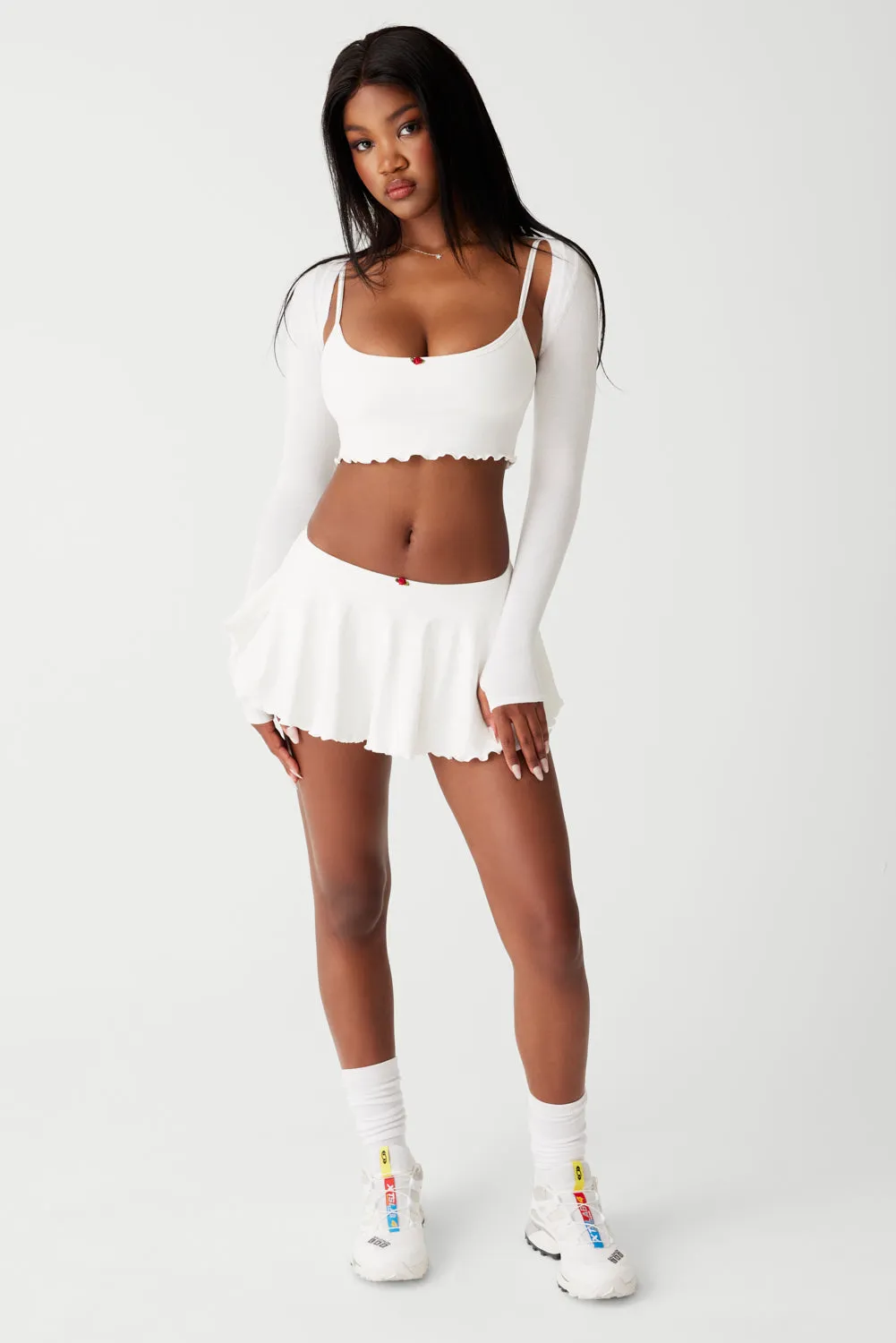 Star Low Rise Skort - Moon Flower