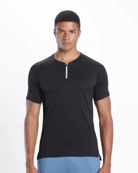 SuperSilva Pro Zipper T-Shirt Black