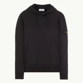 Sweatshirt Patch Hooded Terry - Black 2980