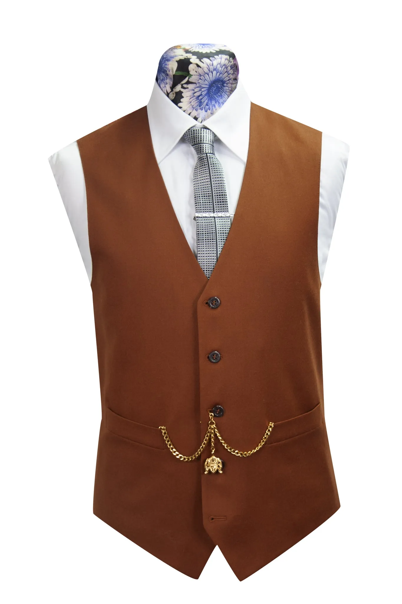 The Grayson Pecan Brown Suit