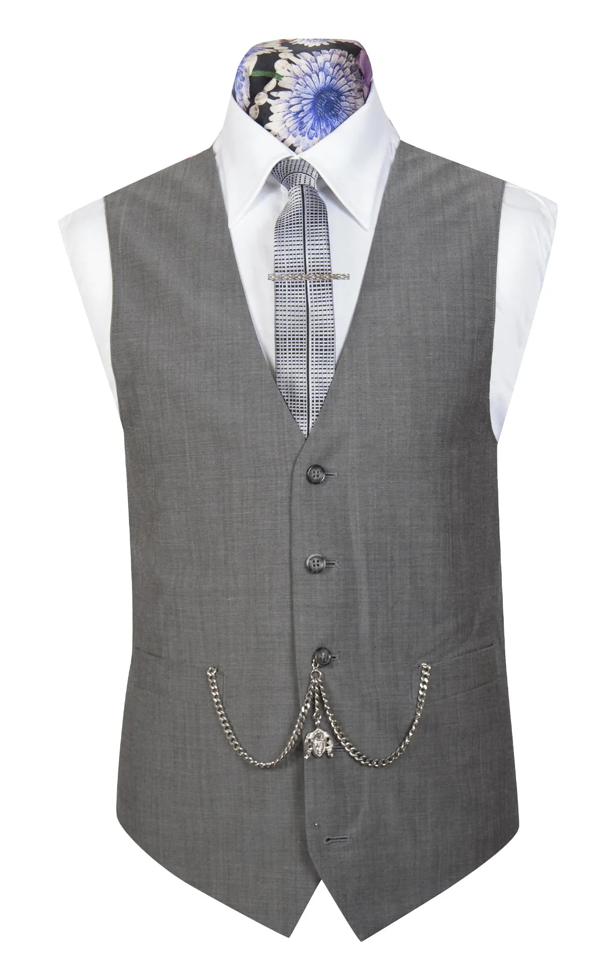 The Greenford Silver Grey Mohair Suit