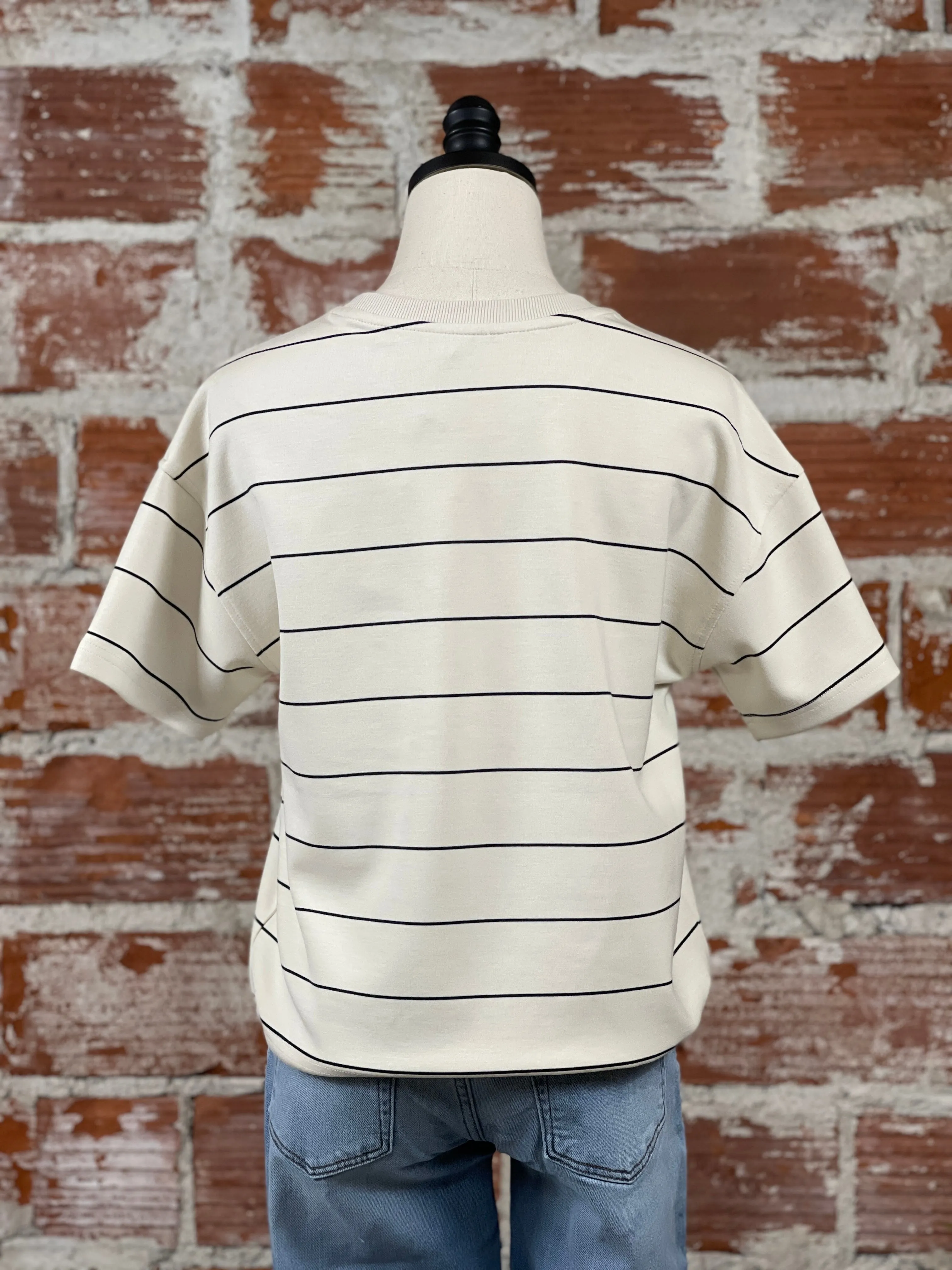 Thread & Supply Joni Tee in Paris Stripe