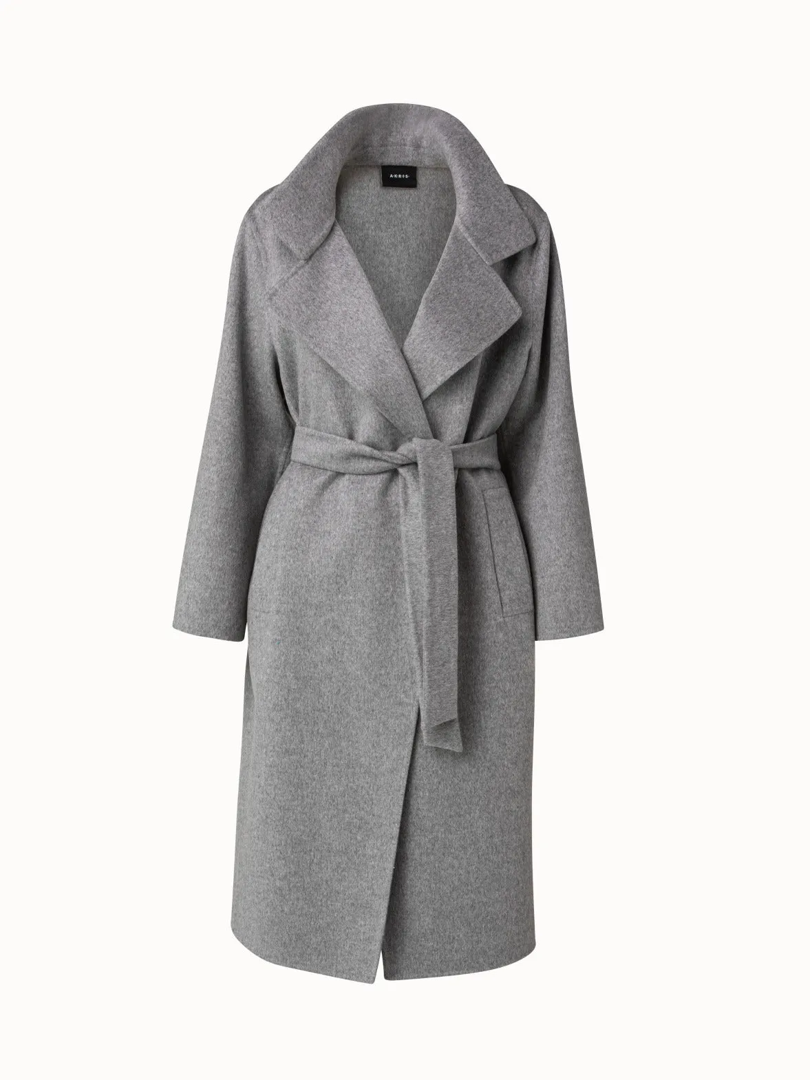 Trench Coat aus Kaschmir Double-Face Melange