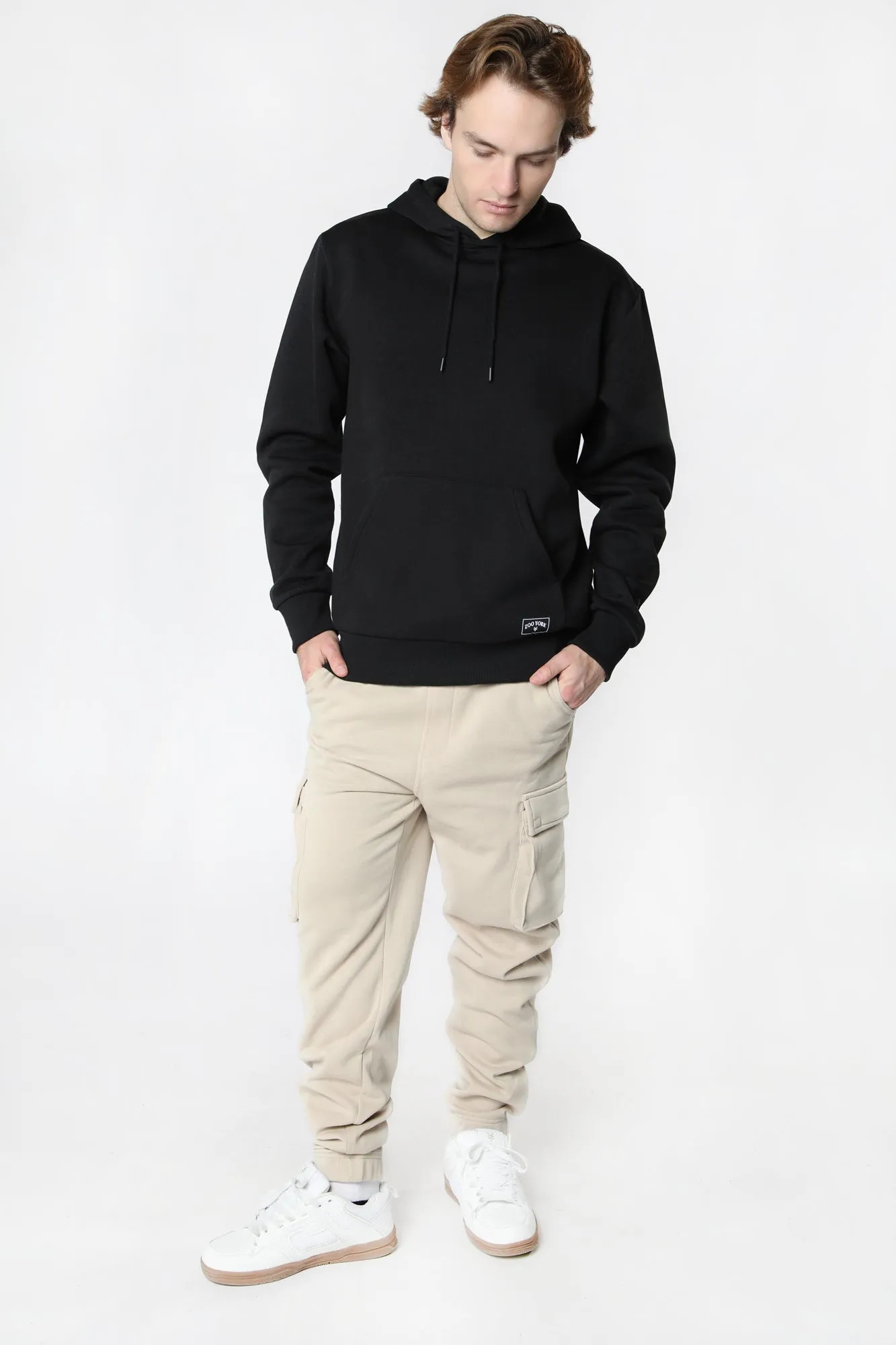 West49 Mens Fleece Cargo Jogger