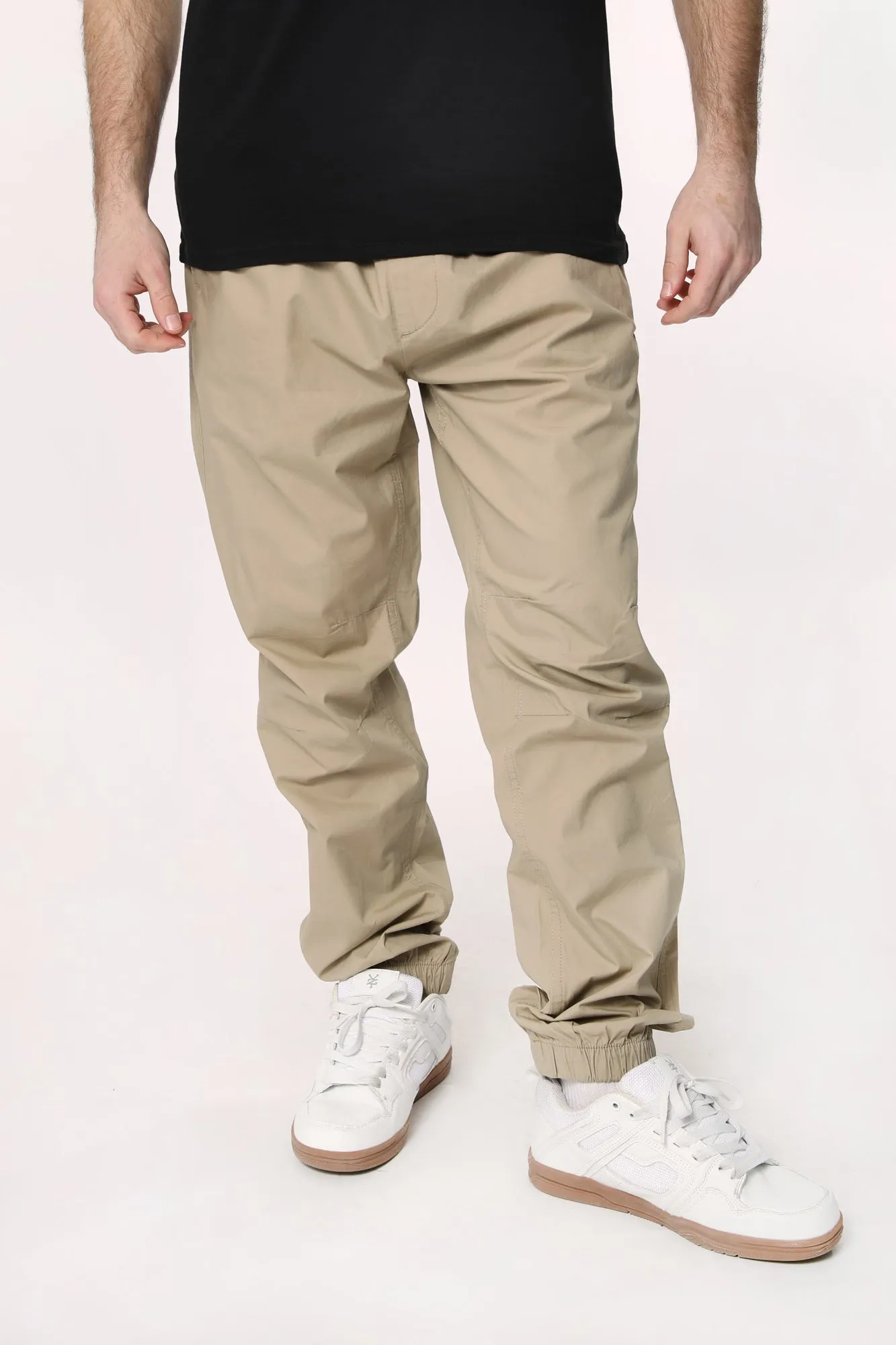 West49 Mens Relaxed Poplin Jogger