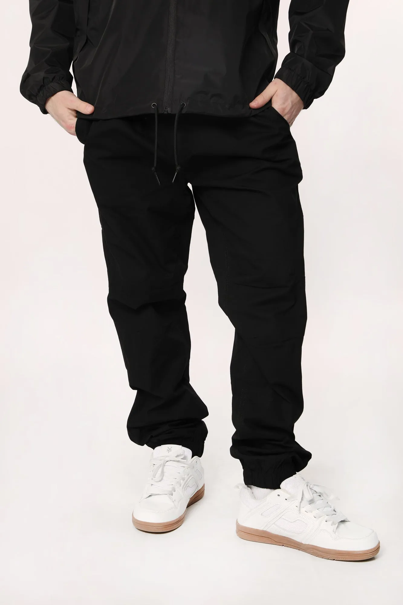 West49 Mens Relaxed Poplin Jogger