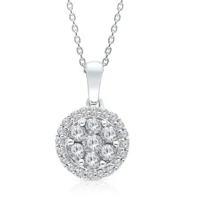 White Gold Diamond Eternal Pendant