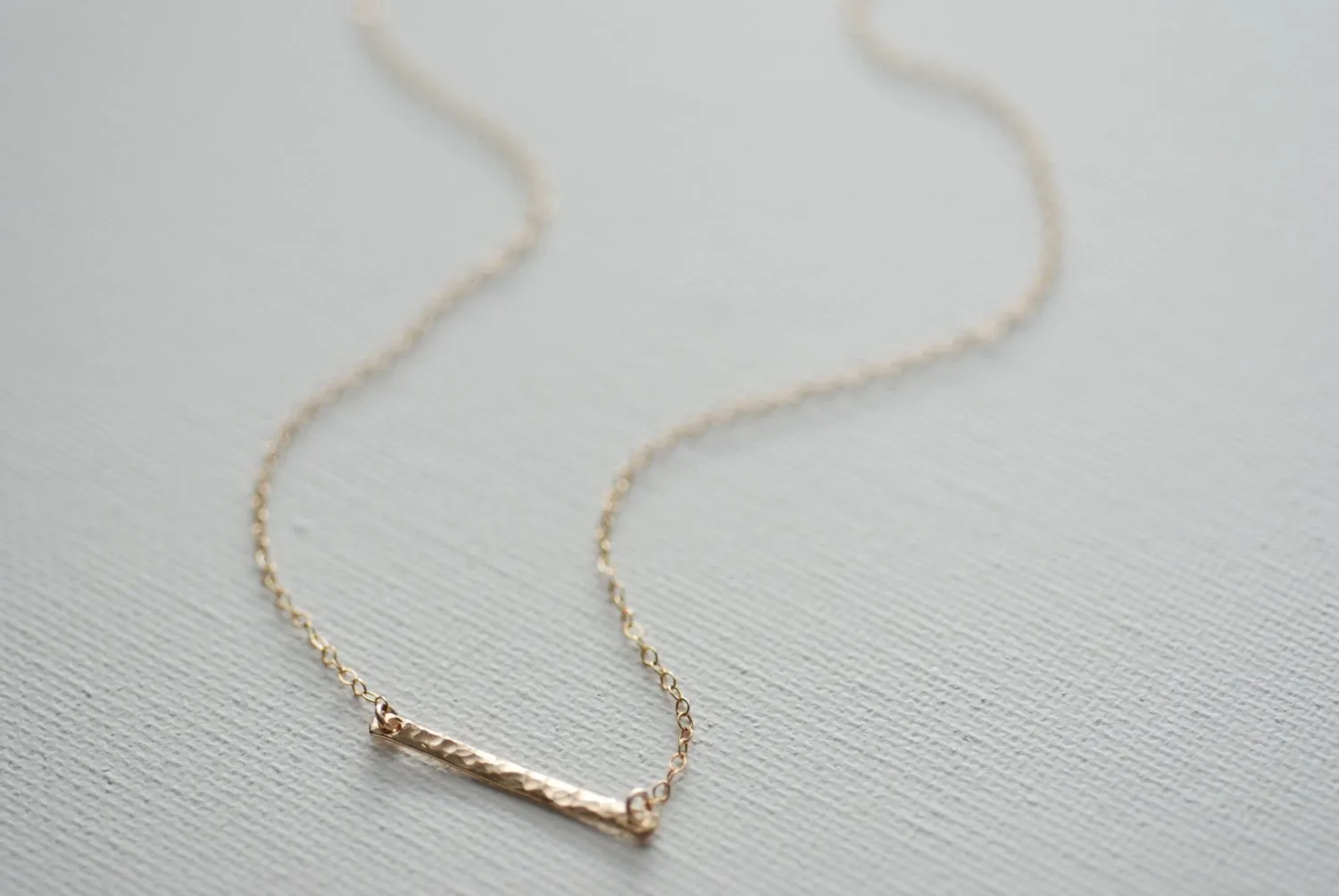 Wholesale Gold Hammered Bar Necklace, Horizontal Bar Necklace, Dainty Hammered Bar, Sideways Bar Necklace, Gold Bar, Gold Bar Pendant