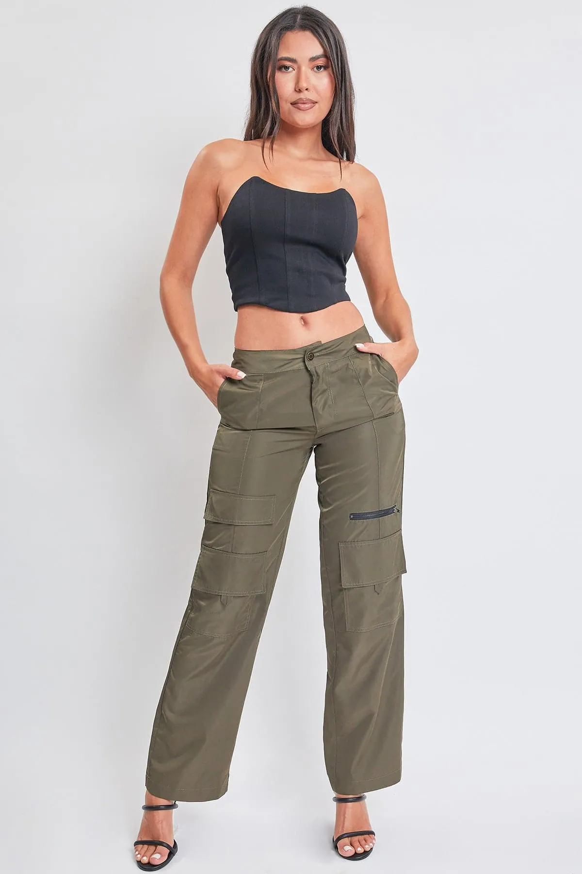 Women's  Nylon Cargo Pants