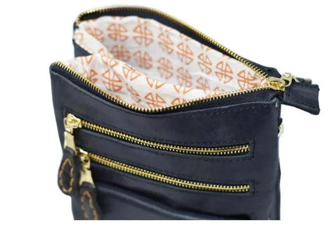 Zegeba Blue Crossbody Bag