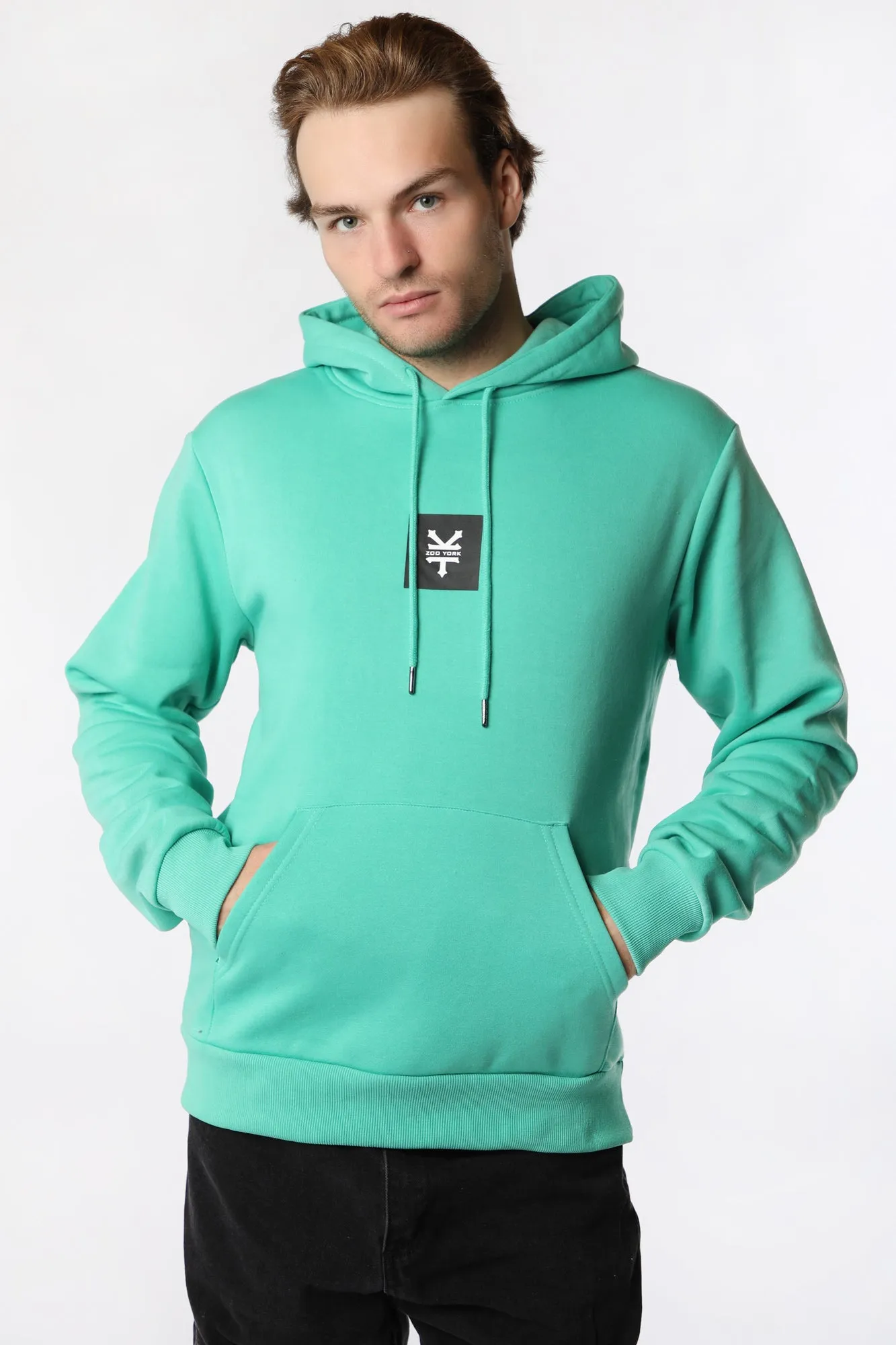 Zoo York Mens Square Logo Hoodie